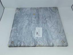 LARGE HEAVY PIECE OF MARBLE CUTTING BOARD W/FEET