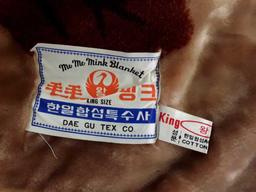 KING MC MC MINK BLANKET