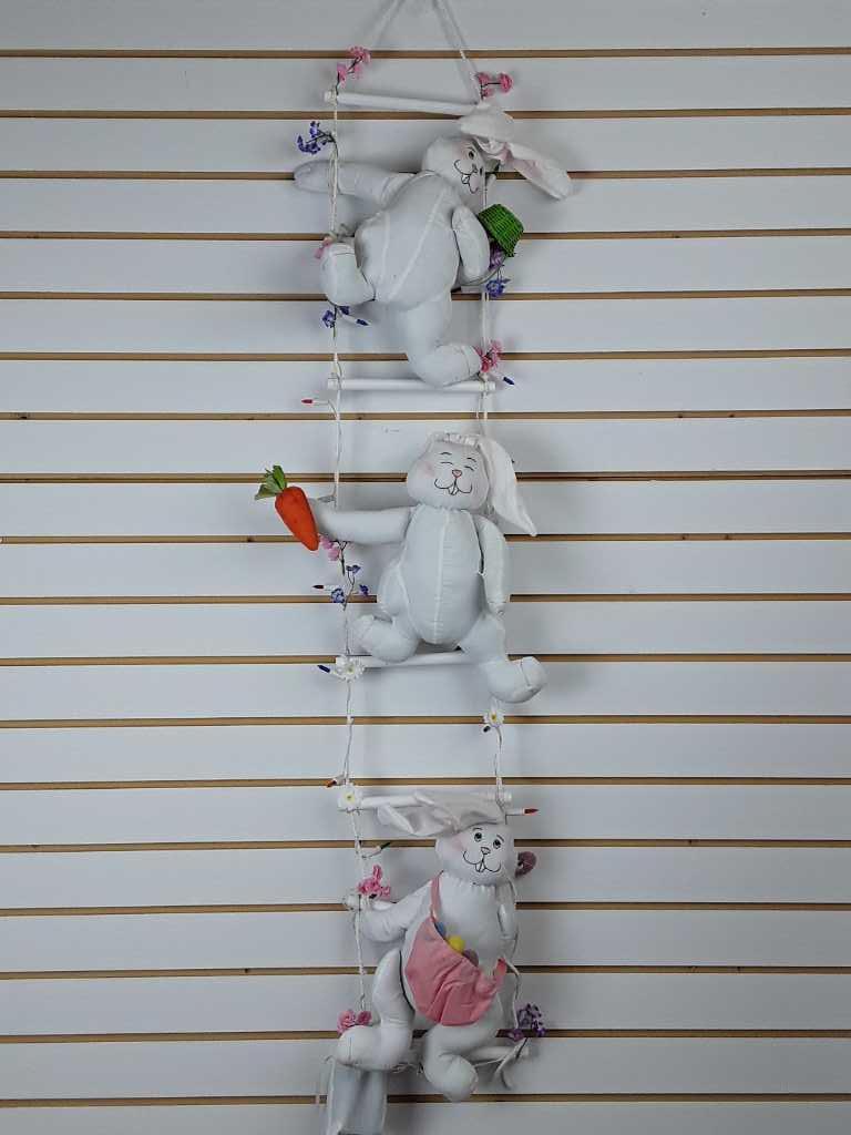 LIGHTED BUNNY LADDER.