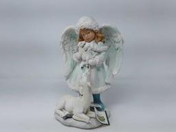 SNOW ANGEL AND FRIENDS FIGURINE