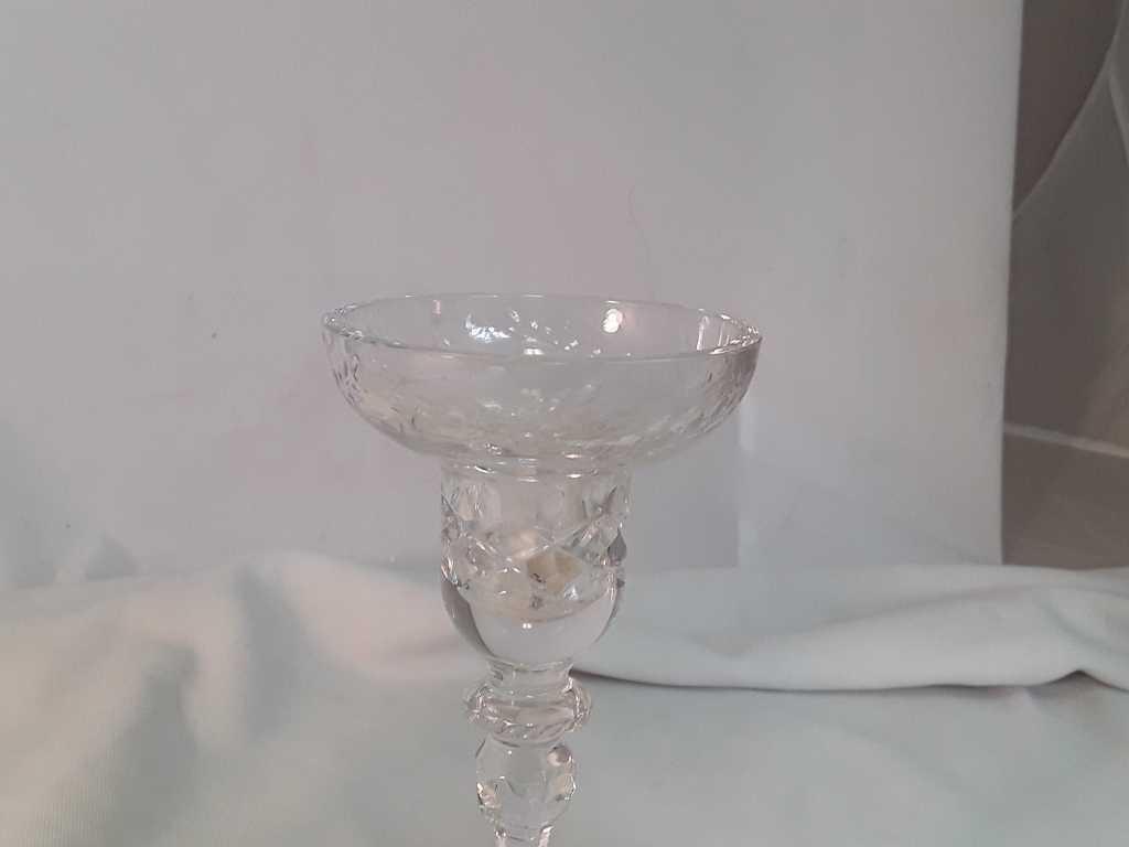 ROGASKA CRYSTAL CANDLE HOLDERS