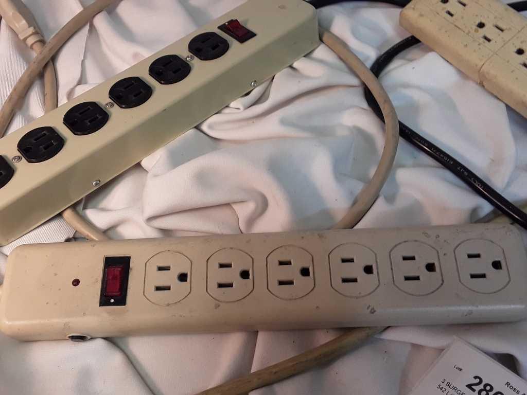 3 SURGE PROTECTORS