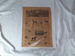 3 NAT"L STOCKMAN & FARMER PITTSBURGH 1888