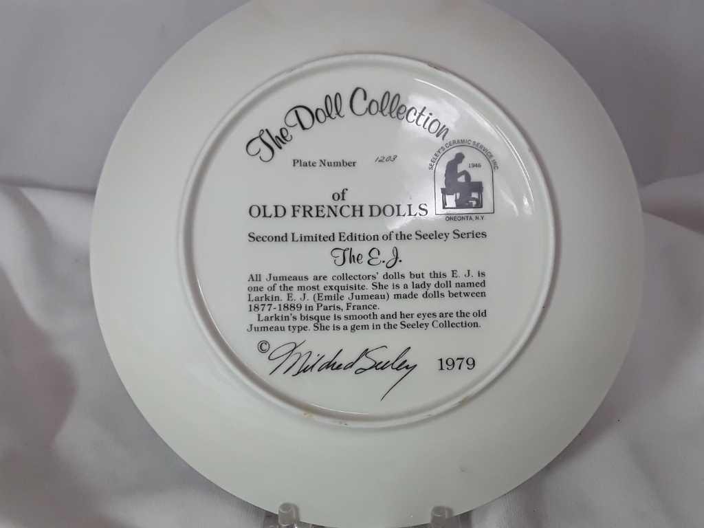 4 COLLECTOR PLATES THE DOLL COLLECTION