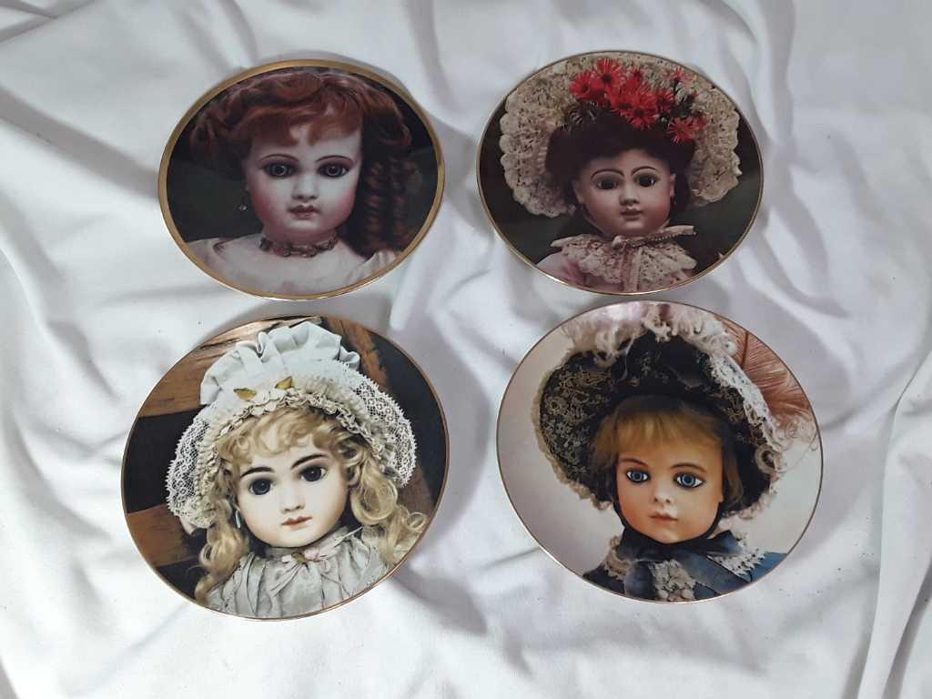 4 COLLECTOR PLATES THE DOLL COLLECTION