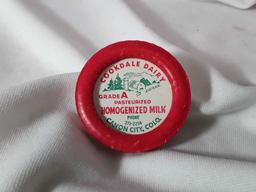 20 VINTAGE COOKDALE DAIRY MILK LIDS CANYON CITY