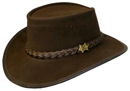 HAT 6752BR-6 THE BUSH WALKER LARGE BROWN