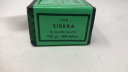 1 Box Sierra 30 Caliber Bullets.