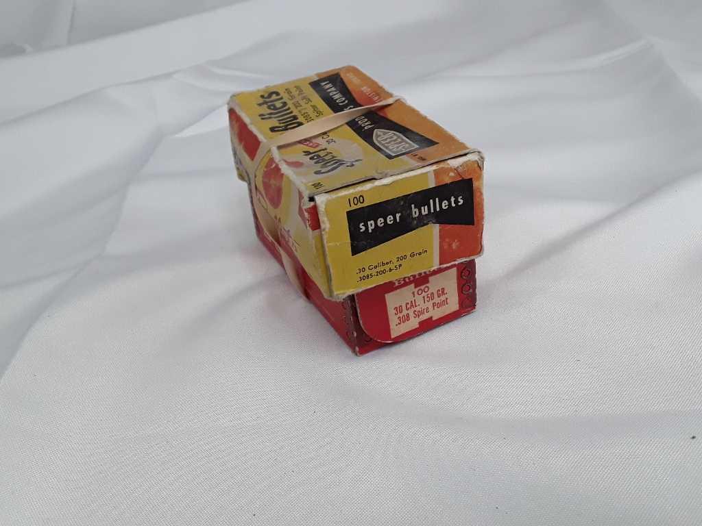 2 Boxes of Vintage 30 Cal Bullets.