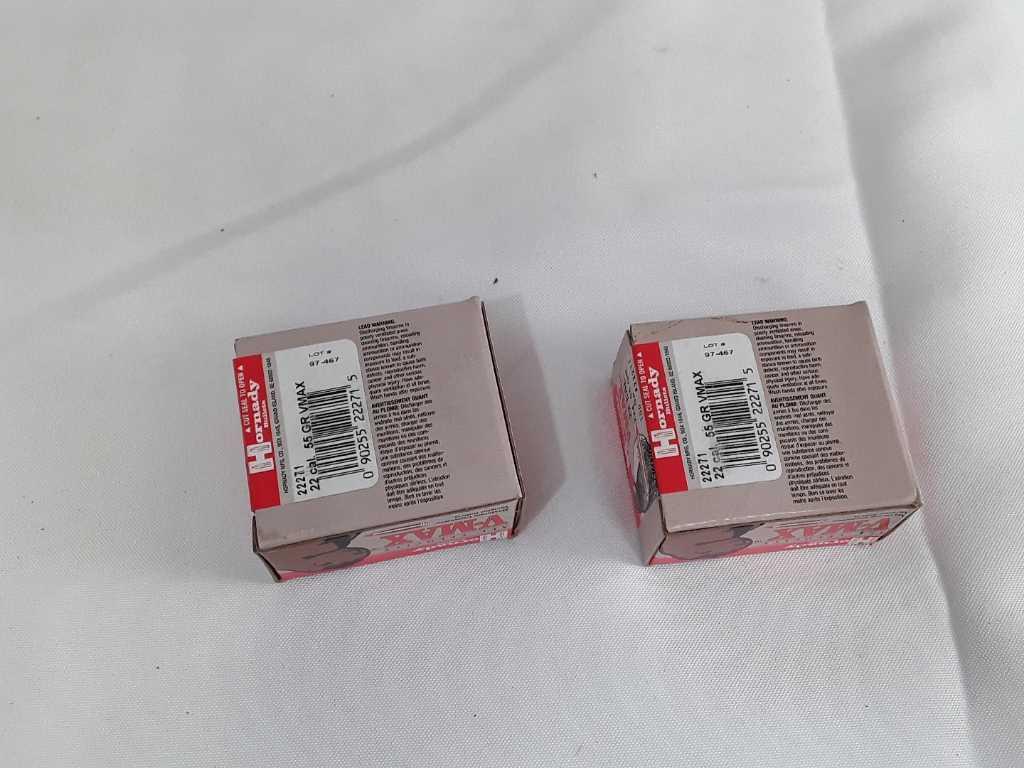 2 Boxes of Hornady 22 Cal Bullets.