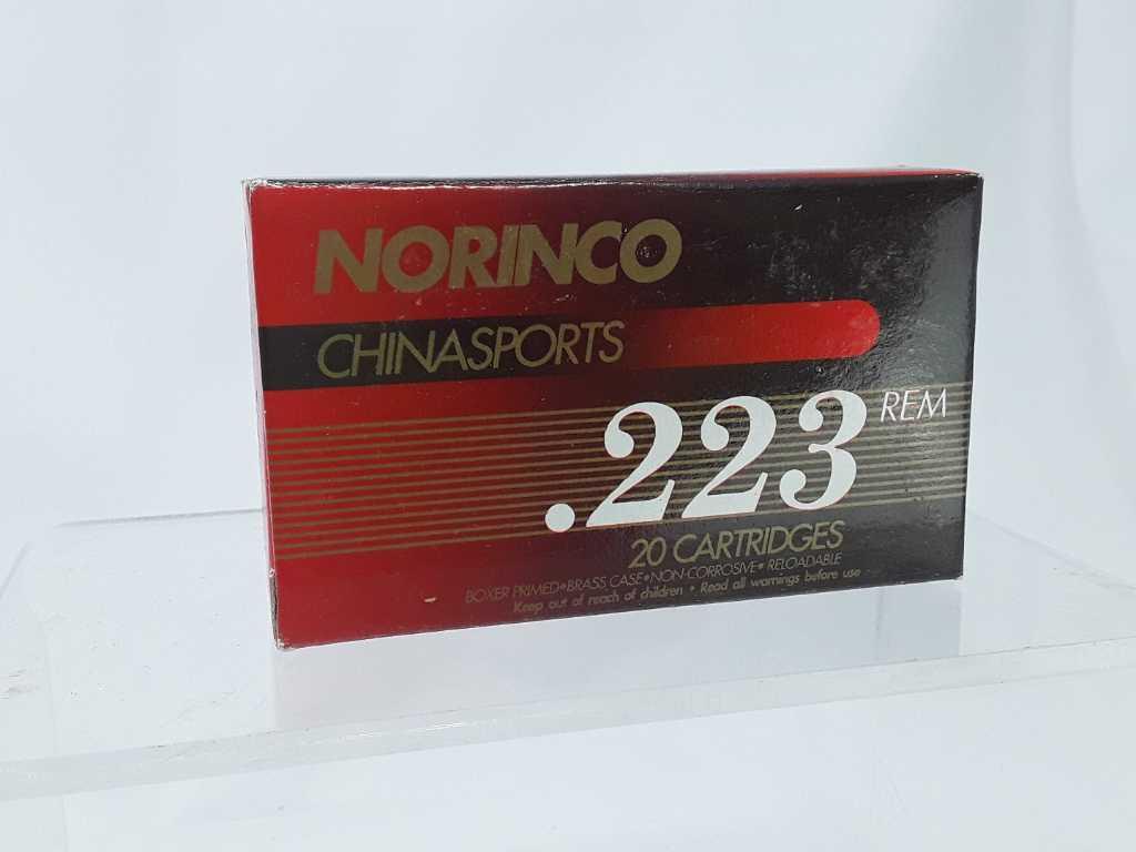 1 Box of Norinco .223 REM Ammo. China Sports.