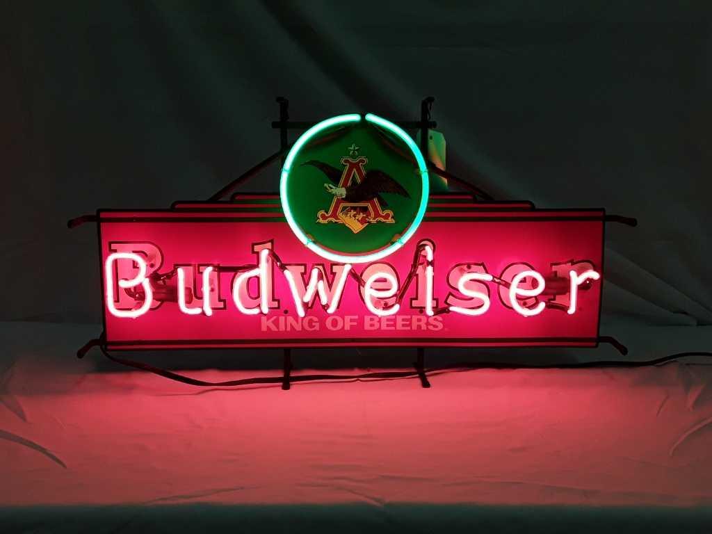 WORKING NEON BUDWEISER SIGN! 30"L X 16"H