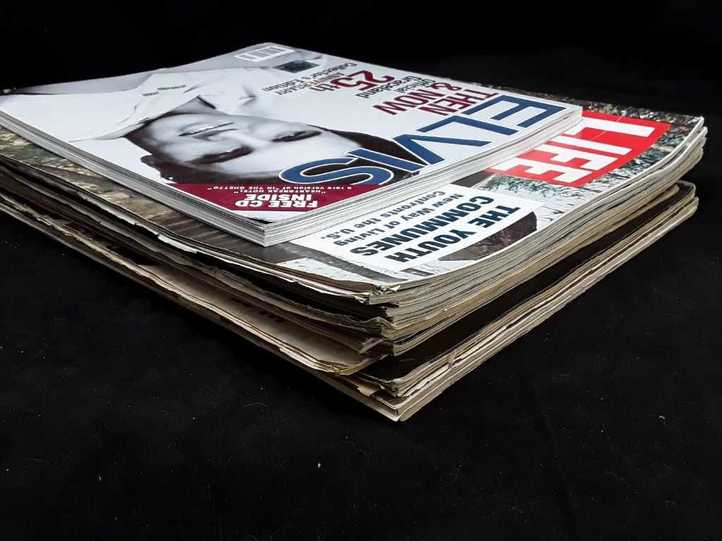 10 'VINTAGE' LIFE & 3 'LOOK' MAGAZINES