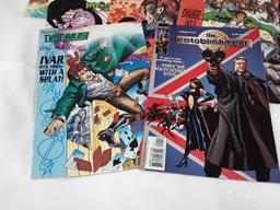 LOT OF 15 DYNAMITE, VALIANT & MALIBU COMICS