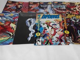 LOT OF 15 DYNAMITE, VALIANT & MALIBU COMICS