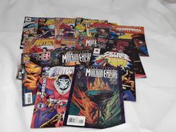 LOT OF 15 VALIANT & MALIBU COMICS