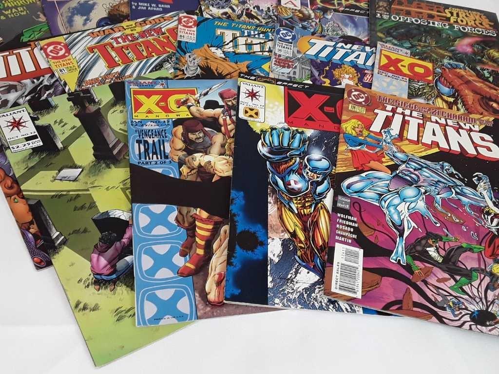 LOT OF 15 DC & VALIANT COMICS