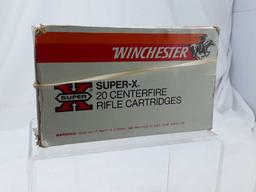 1 BOX OF WINCHESTER 375 H & H CALIBER AMMO