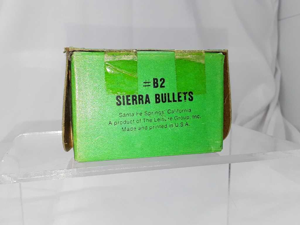 1 BOX OF SIERRA #B2 6MM CALIBER BULLETS