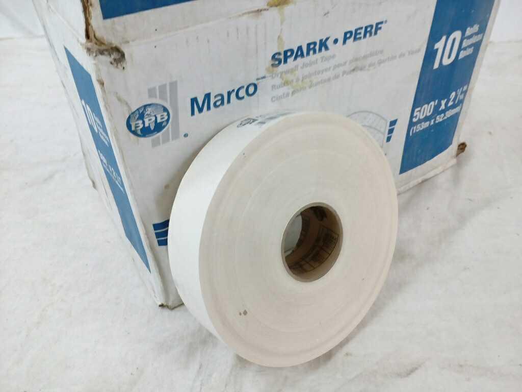 Box Of 9 White Joint Tape Rolls