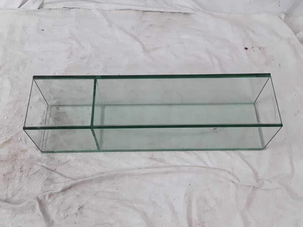 GREEN GLASS VASE BY ACCENT DECOR | 25 X 25 X 85 CM