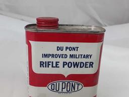 1 OPEN BOTTLE DUPONT #4320 MILITARY RIFLE POWDER