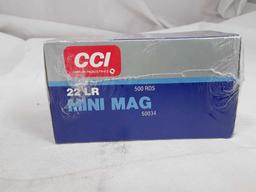 1 BOX OF CCL OMARK INDUSTRIES 22 LR AMMO