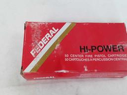 1 BOX OF FEDERAL HI-POWER 10 MM CASINGS