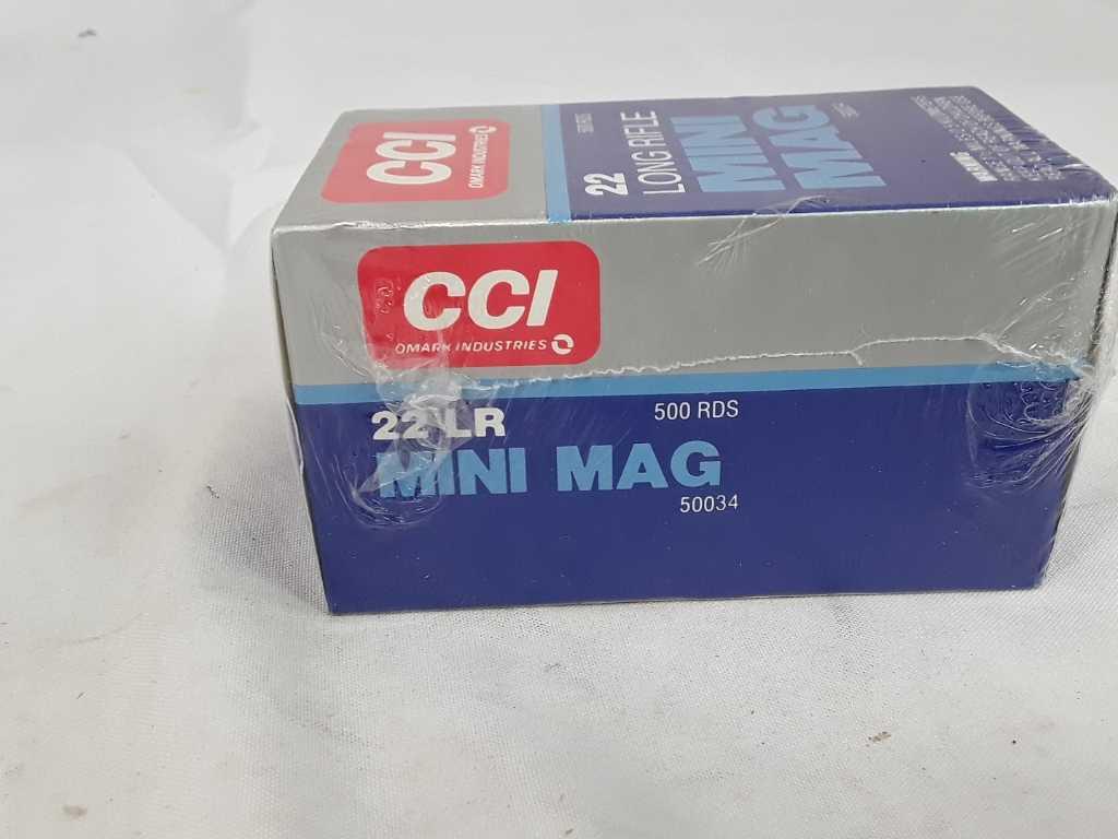 1 BOX OF CCL OMARK UNDUSTRIES 22 LR AMMO