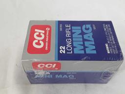 1 BOX OF CCL OMARK UNDUSTRIES 22 LR AMMO