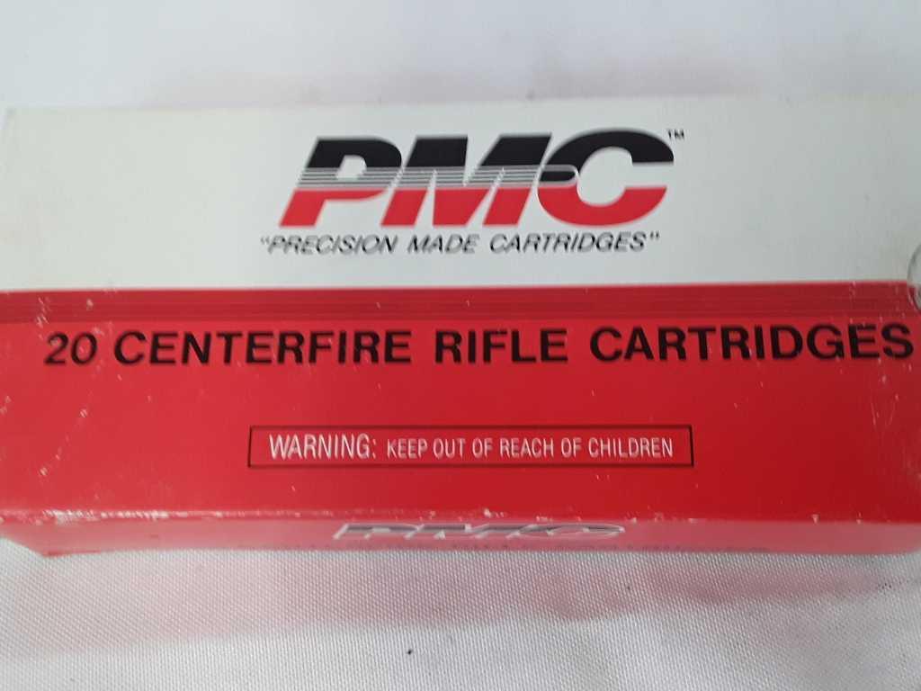 1 BOX OF "PRECISION MADE CARTRIDGES" 7.62X39 AMMO