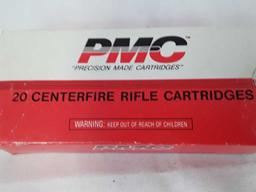 1 BOX OF "PRECISION MADE CARTRIDGES" 7.62X39 AMMO