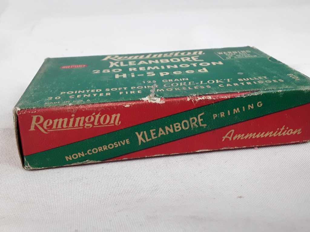 1 BOX OF 280 REMINGTON HI-SPEED AMMO