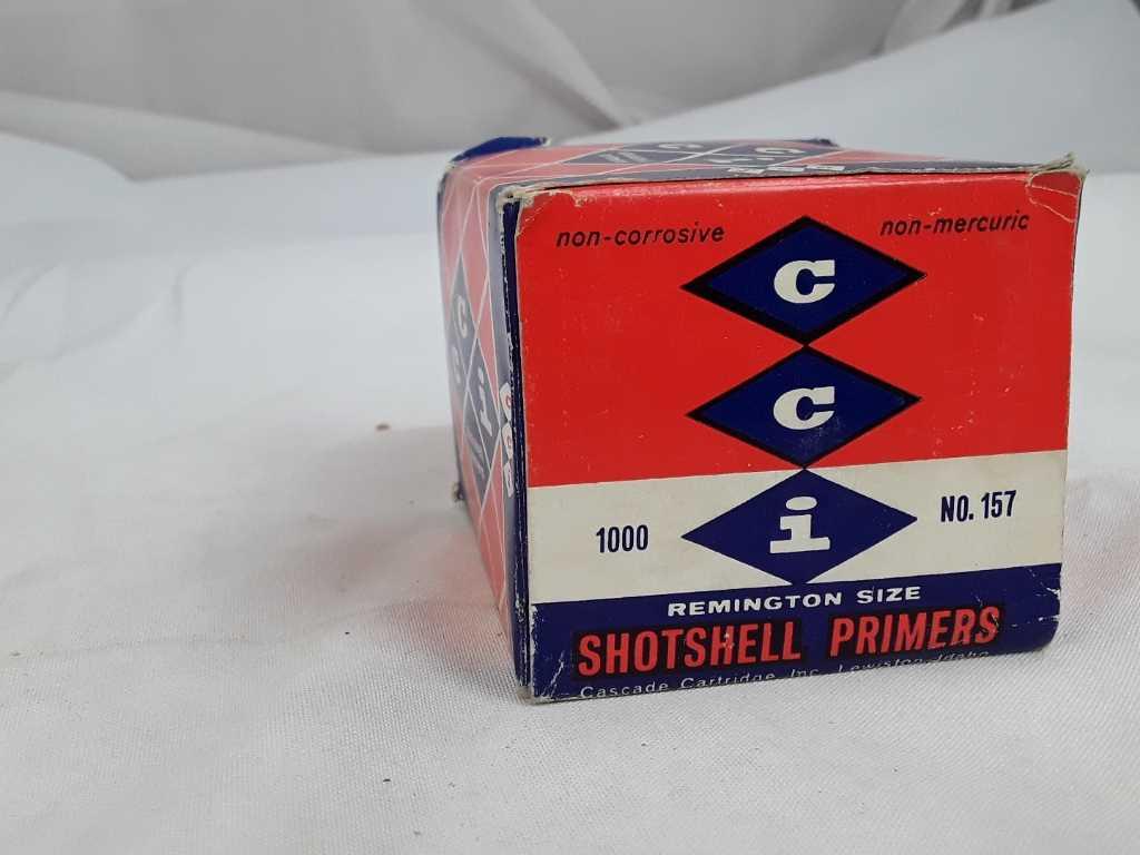 1 BOX OF CCI #157 SHOTSHELL PRIMERS