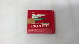 9 BOXES MISC BRANDS 9 1/2, 550, 450 PRIMERS