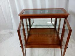 Electric Wood/Glass Display Cabinet