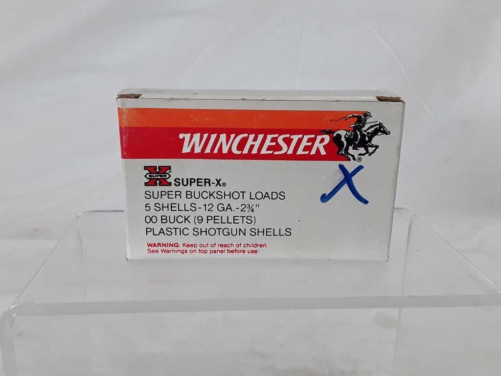 1 BOX WINCHESTER 5 SHELLS 12 GA