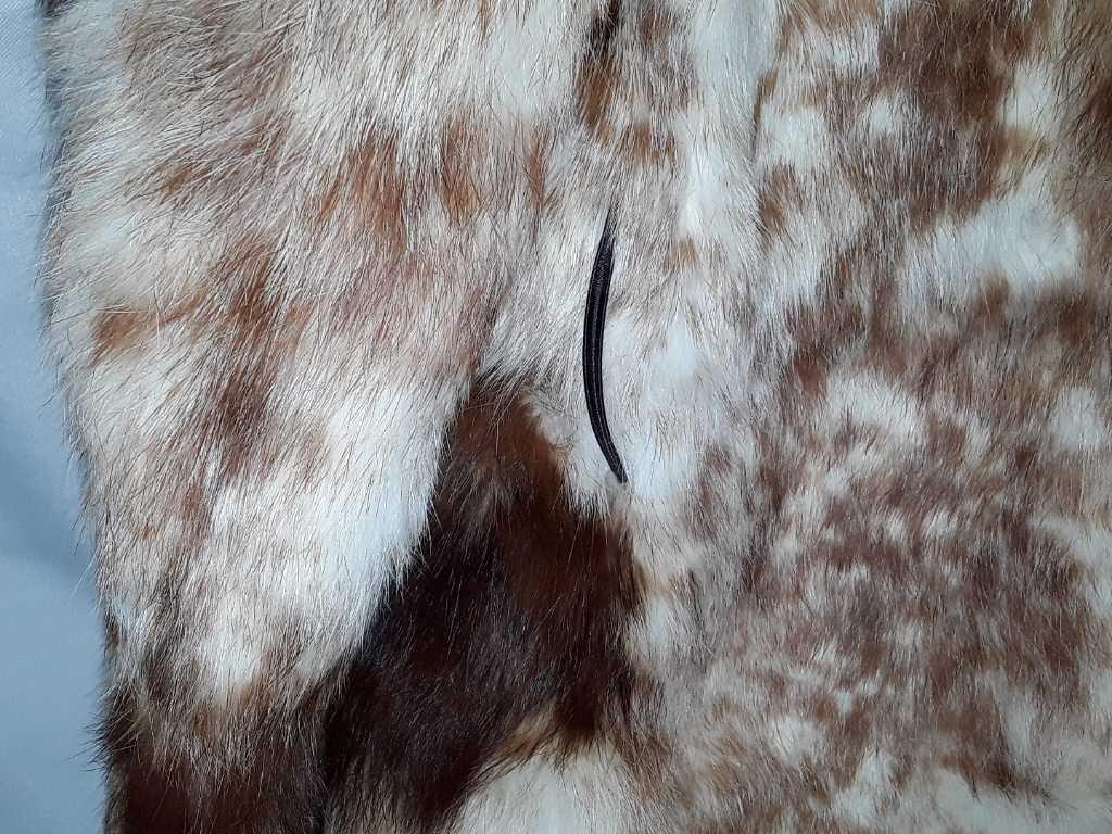 RABBIT FUR COAT - LINING IS SEPERATING FROM FUR