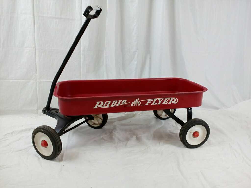 METAL RADIO-FLYER WAGON