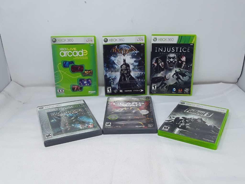 6 XBOX 360 GAMES