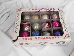 2 VINTAGE BOXES OF CHRISTMAS ORNAMENTS