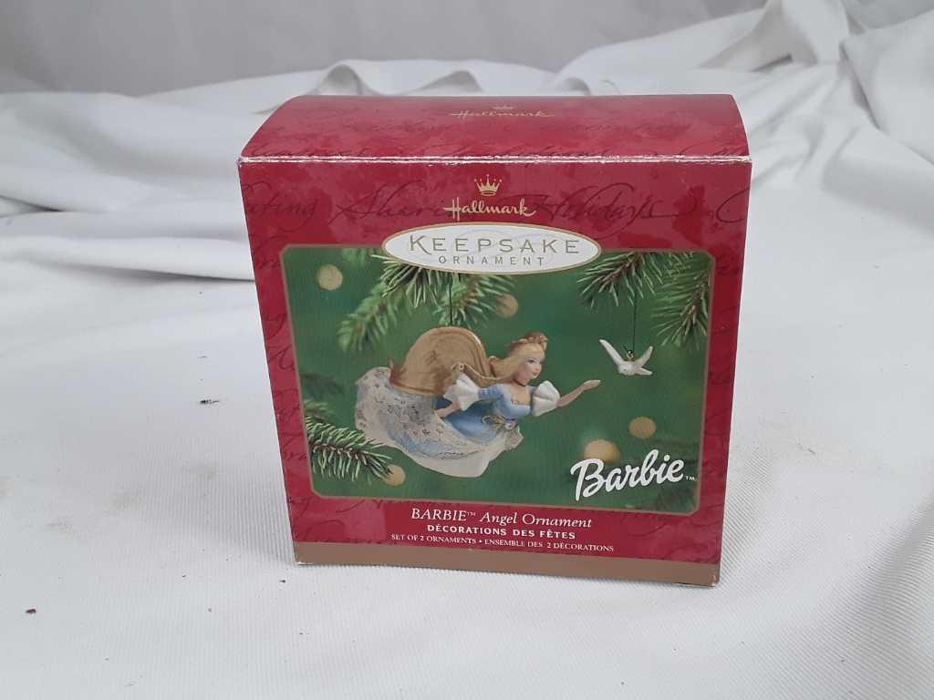 HALLMARK "BARBIE ANGEL ORNAMENT" ORIG BOX