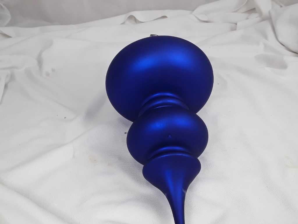 17" TEAR DROP FINIAL ORNAMENT - BLUE