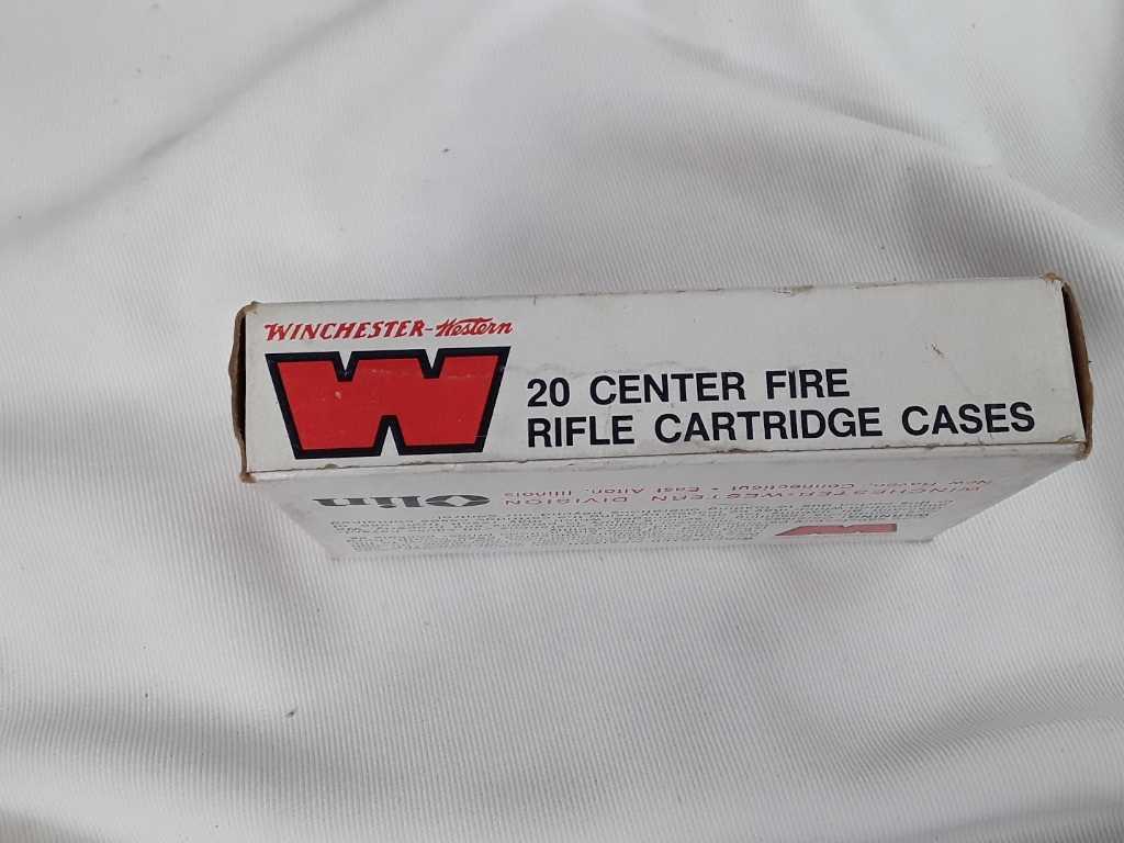 1 BOX WINCHESTER WESTERN 8MM CASINGS