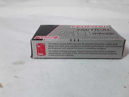 1 BOX OF FEDERAL 12 GA RIFLED SLUG (AMMO)