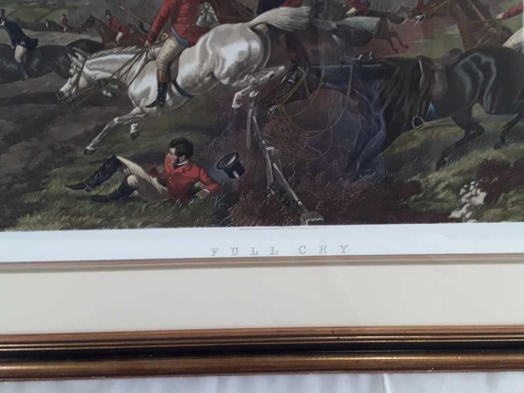 Framed Print Herring's Fox-Hunting Scenes.