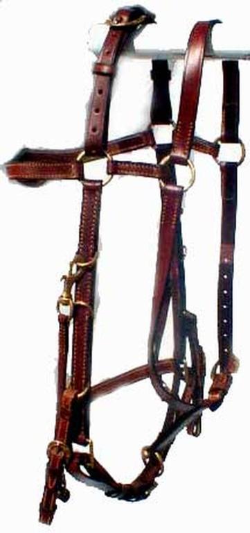 BRID 931HAV HALTER BRIDLE COMBO WSTUDS & REINS