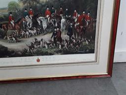 YHE BURY HUNT FRAMED PRINT NO GLASS