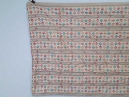 44" X 74" TAN PILLOW QUILT