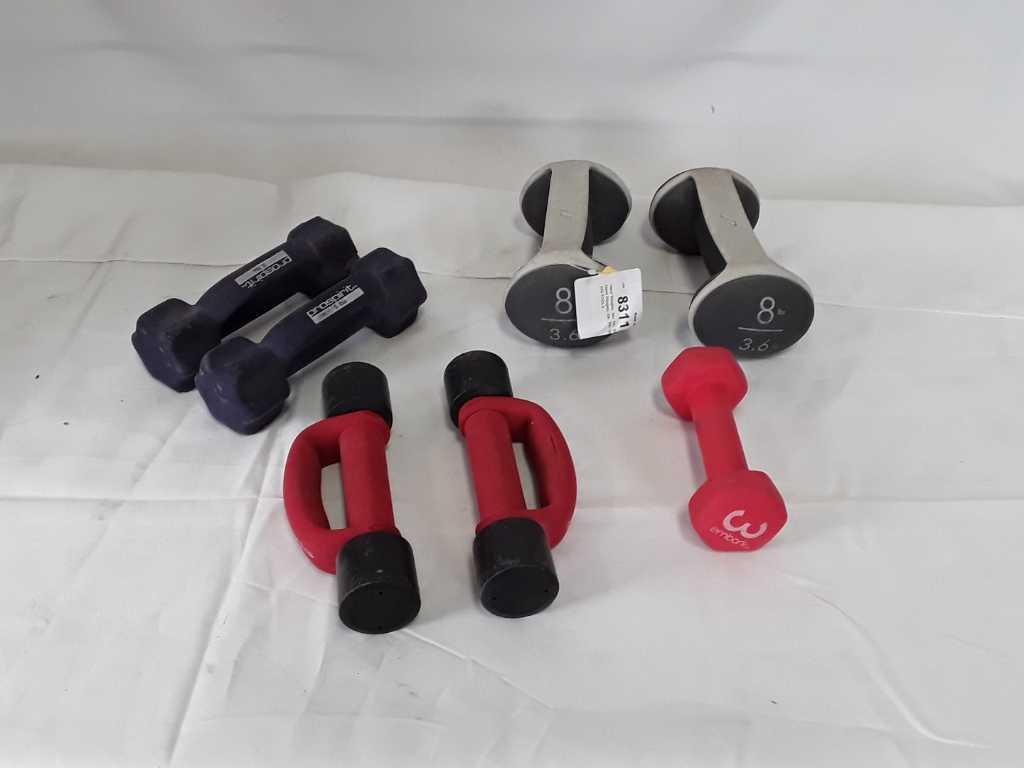 Hand Weights: 8lb, 5lb, 3lb Sets